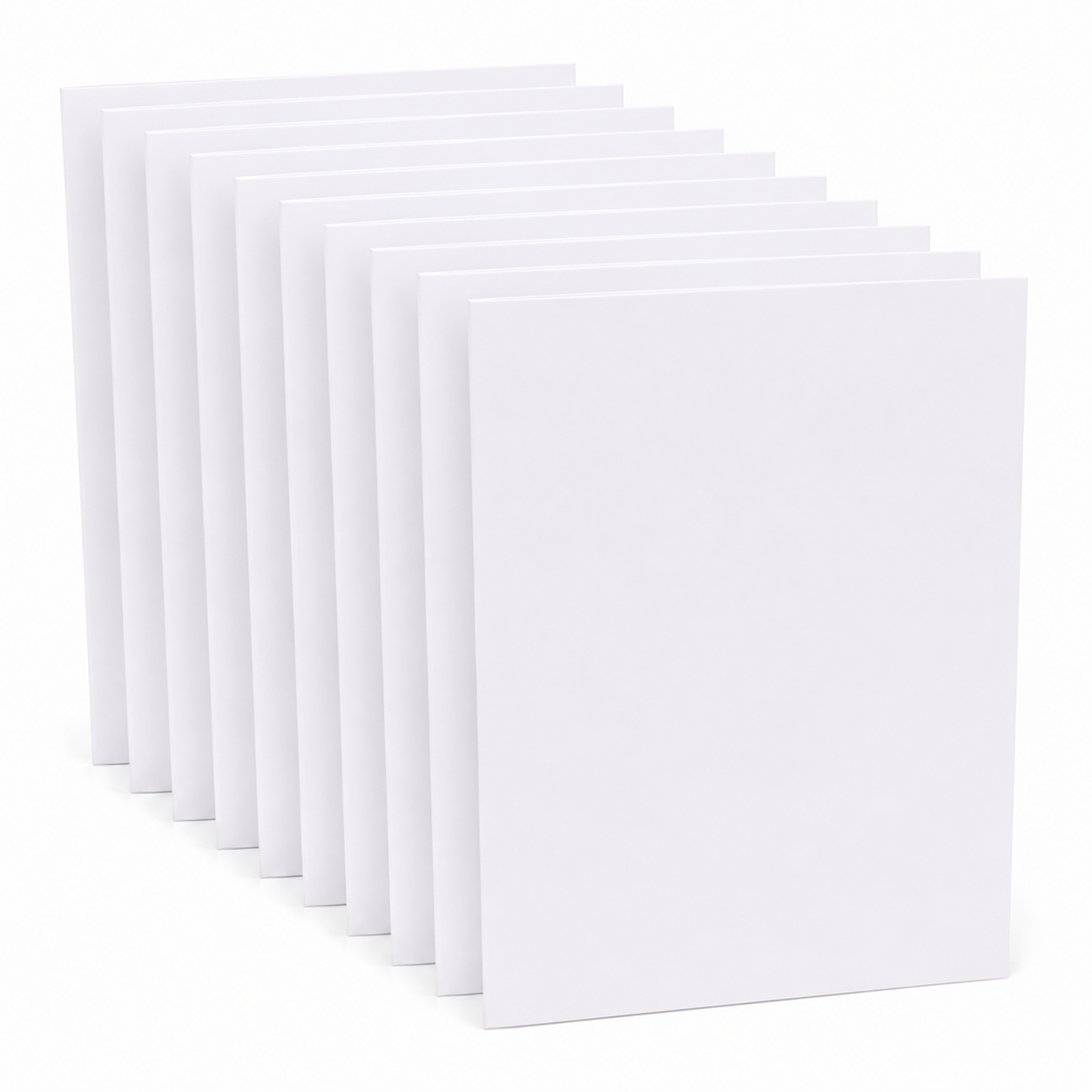 Pack of 10 A5 Blank White 260gsm Greeting Cards – Design Your Own Cards