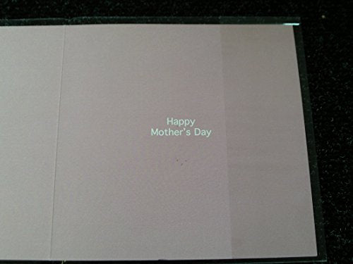 Wonderful Mum Lovely Peach Roses 3D Holographic Mother's Day New Card {DC}
