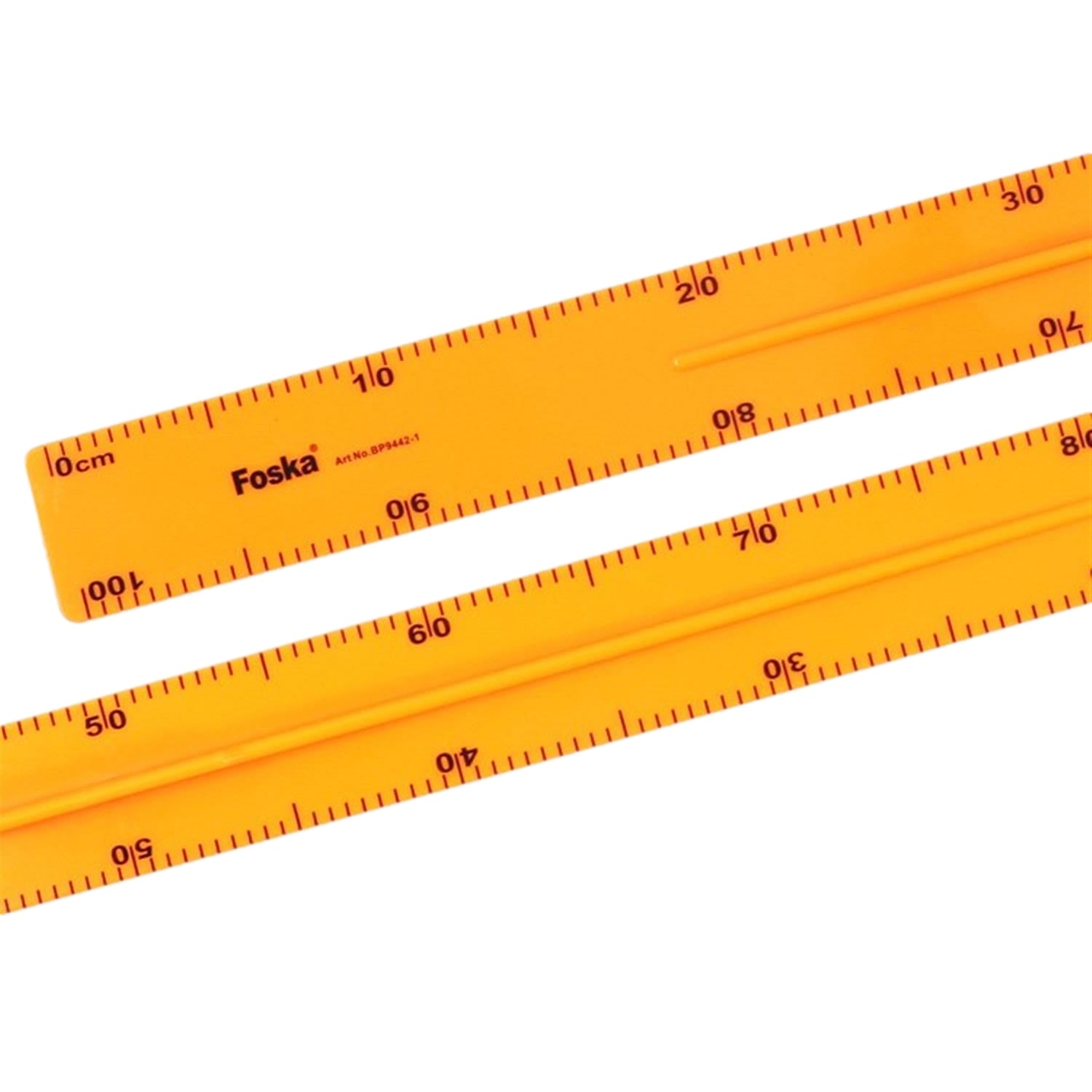 Non-Magnetic Classroom 100cm Plastic Ruler– Choice Wholesale