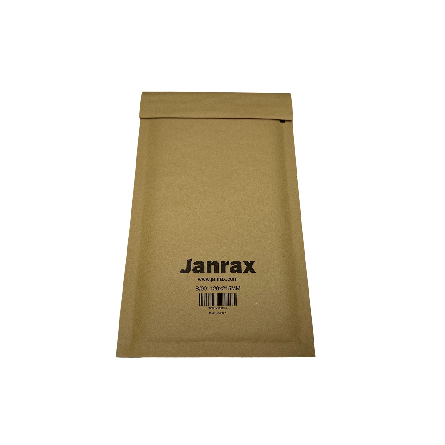 Pack of 200 Bubble Lined Size 00/B Padded Brown Postal Envelopes by Janrax