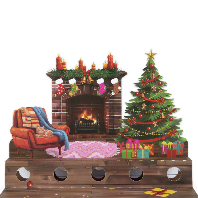 Fireside Cheer 3D Pop Up Christmas Money Gift Card