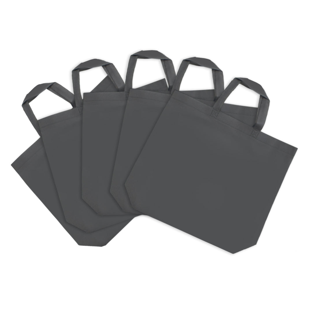 Pack of 25 Grey Coloured 40x30x10cm Non-Woven Bags with Handle