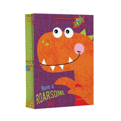 Pack of 12 Dino Activity Design Extra Large Gift Bags