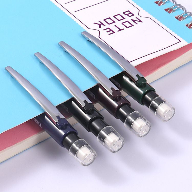 Pack of 4 0.7mm Pen Style Mechanical Pencils With Eraser