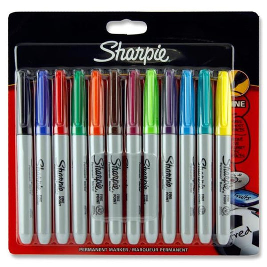 Pack of 12 Sharpie Permanent Marker Pens