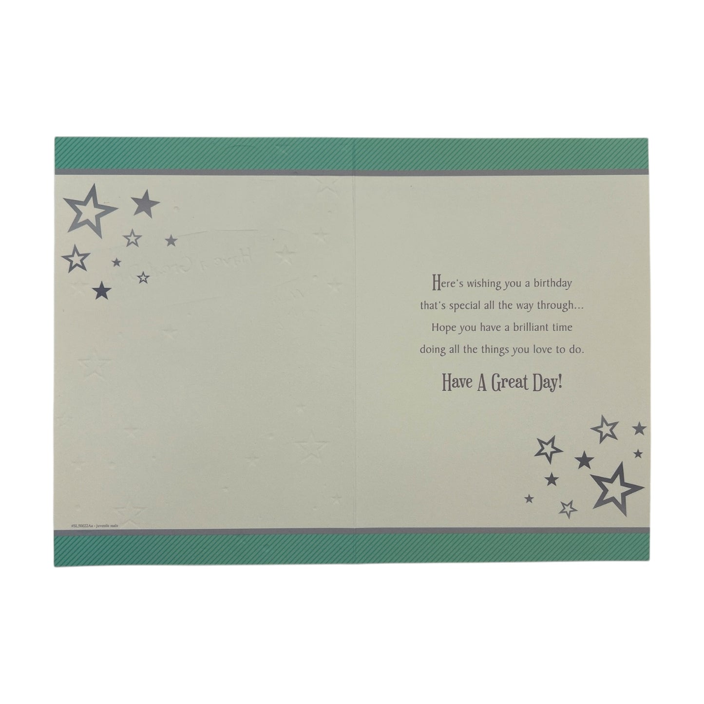 Boy Holding A Skateboard Design Juvenile Male Birthday Card