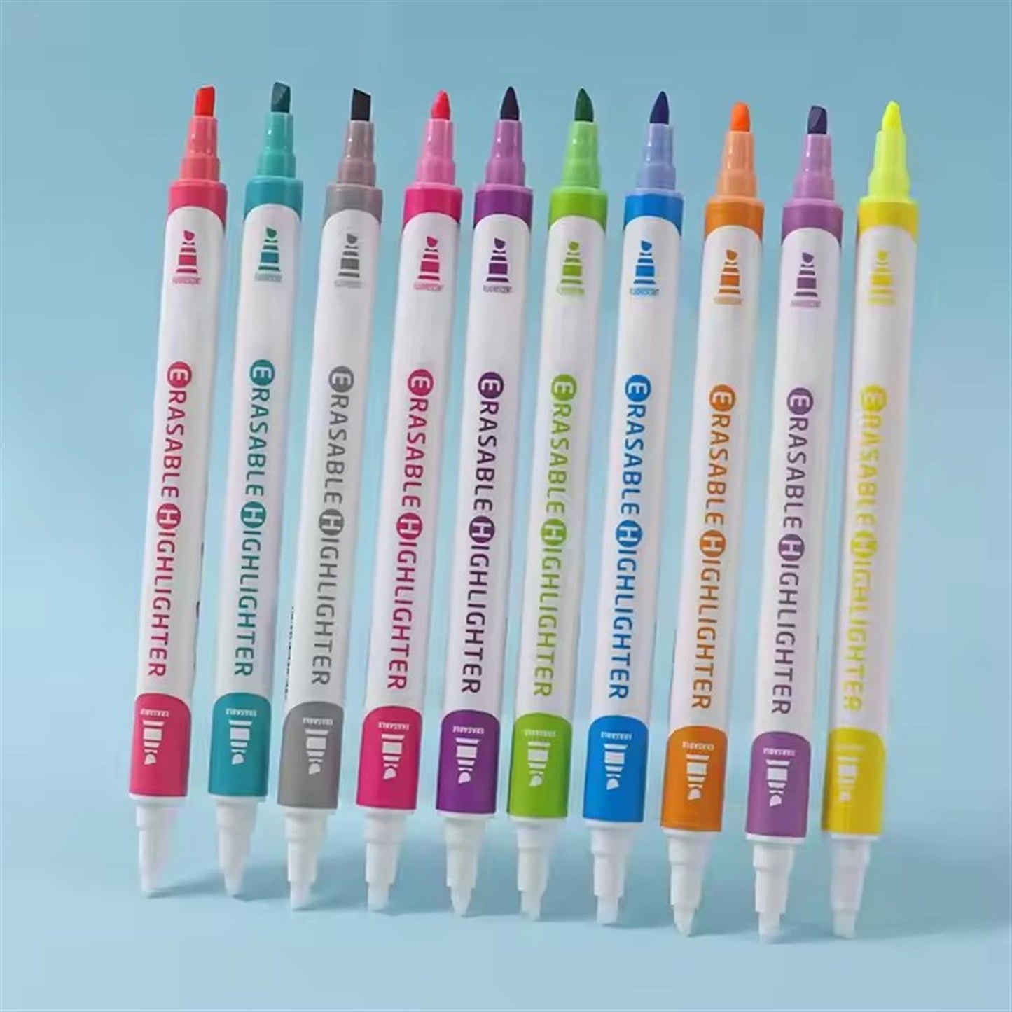 Pack of 10 Erasable Highlighters