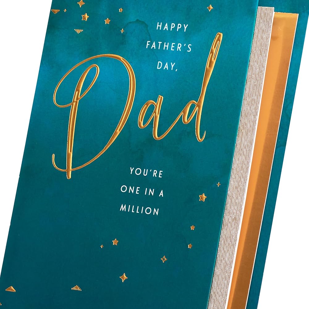 One In a Million Design For Dad Father's Day Card