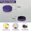 Pack of 12 Purple 24mm Magnets