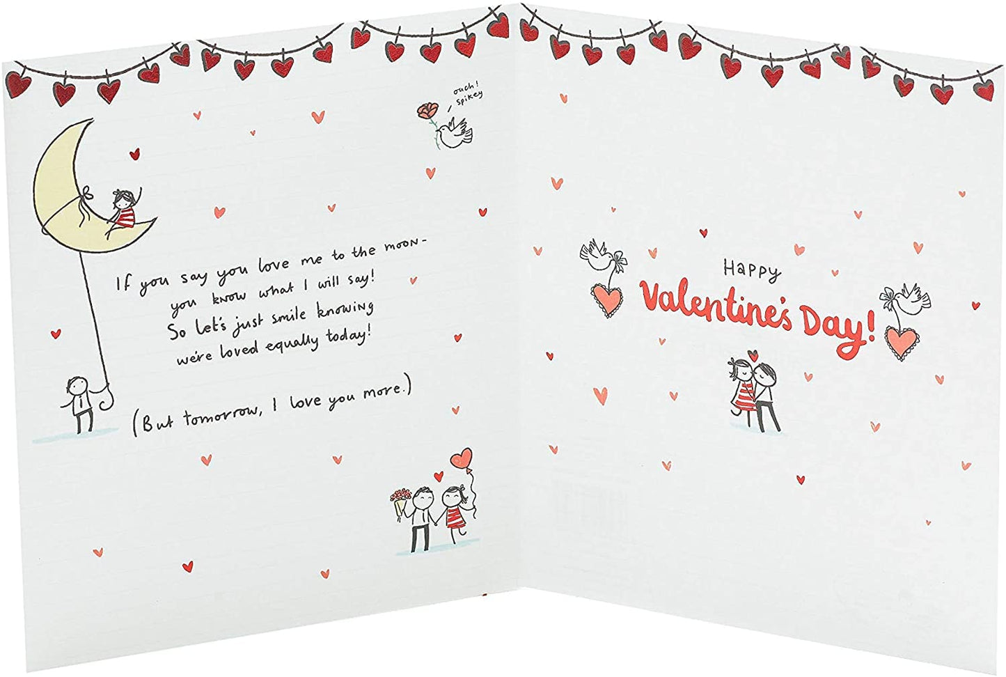 For The One I Love Cute Romantic Valentine's Day Card