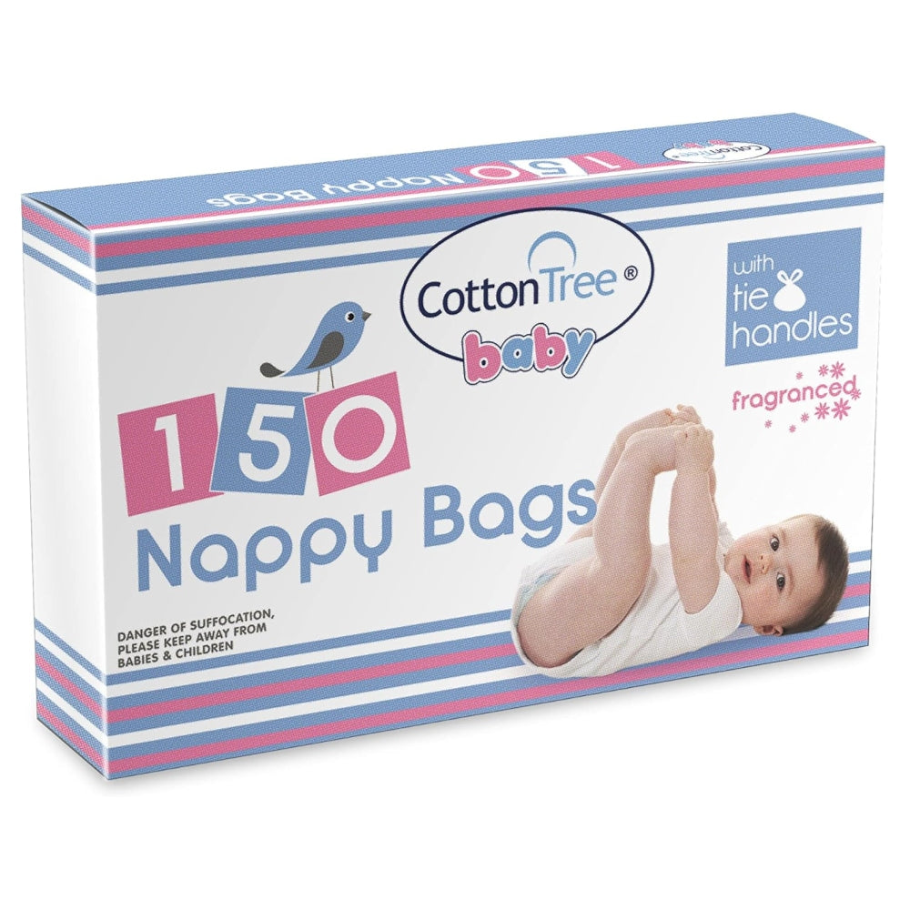 Pack of 150 Fragranced Nappy Bags