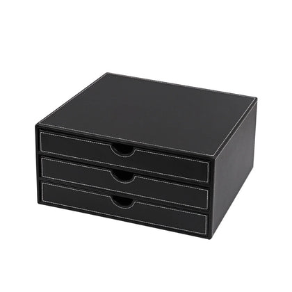 PVC Black Desktop Organizer 31.8 x 24 x 19.8cm
