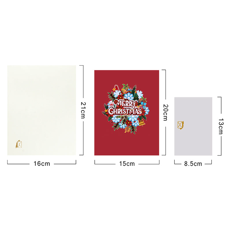 Season’s Sparkle 3D Christmas Pop Up Card