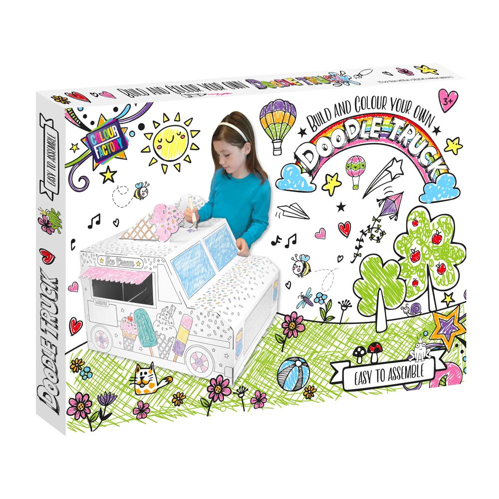 Build & Colour Your Own Doodle Icecream Van