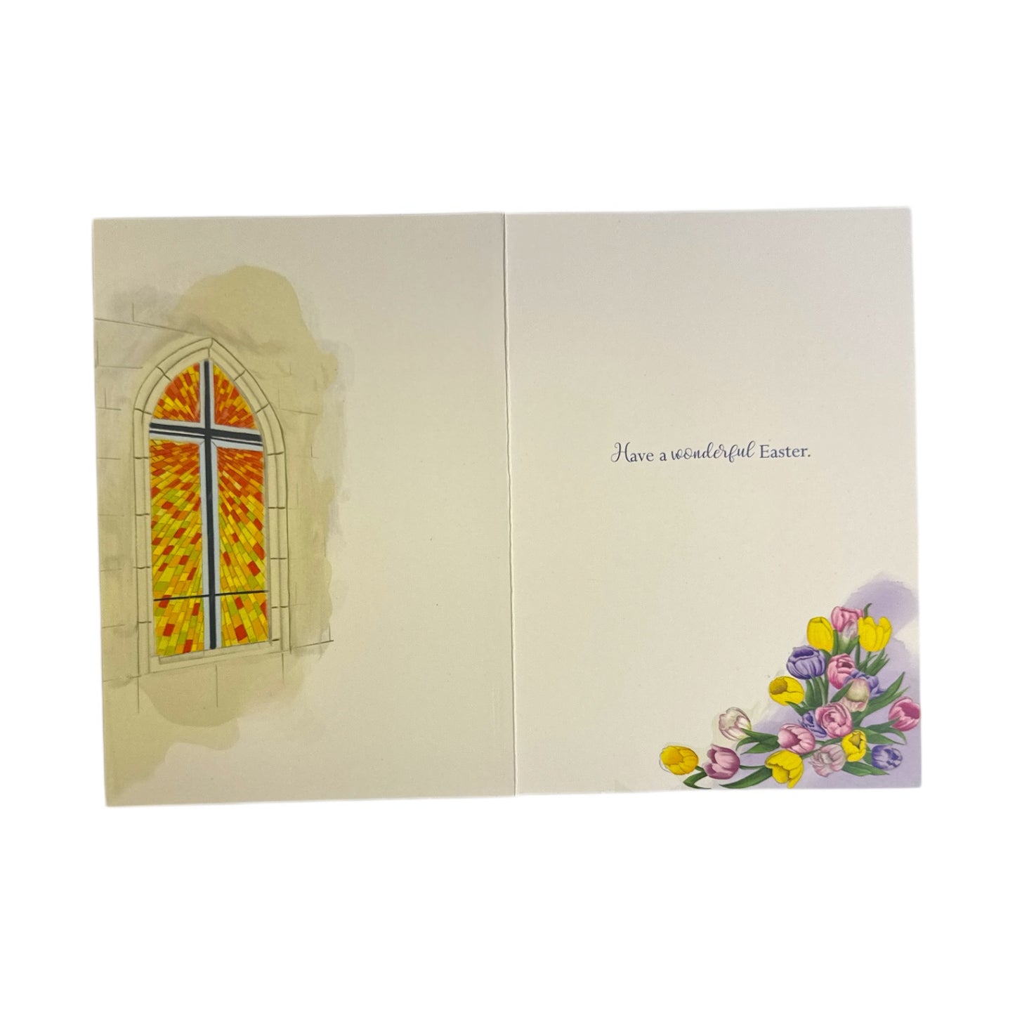 Easter Wishes Religious Blessings Greeting Card