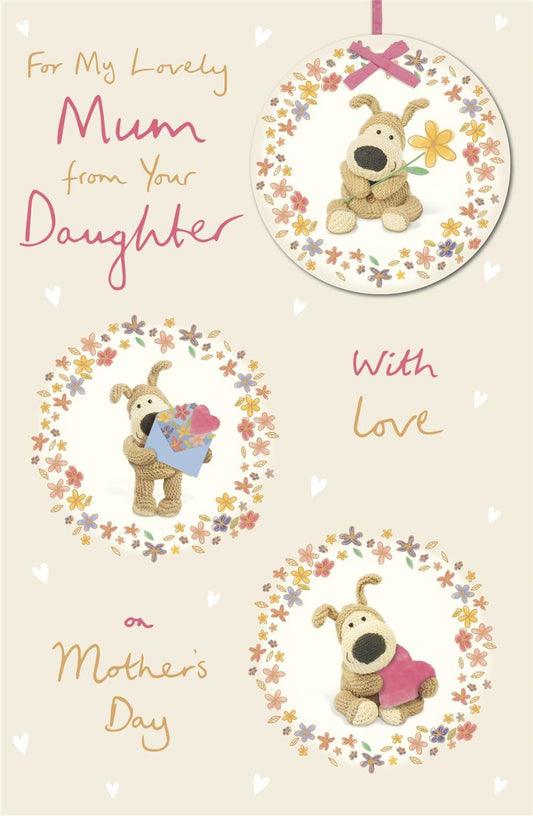 Boofle Cute Design From Your Daughter Mum Mother's Day Card