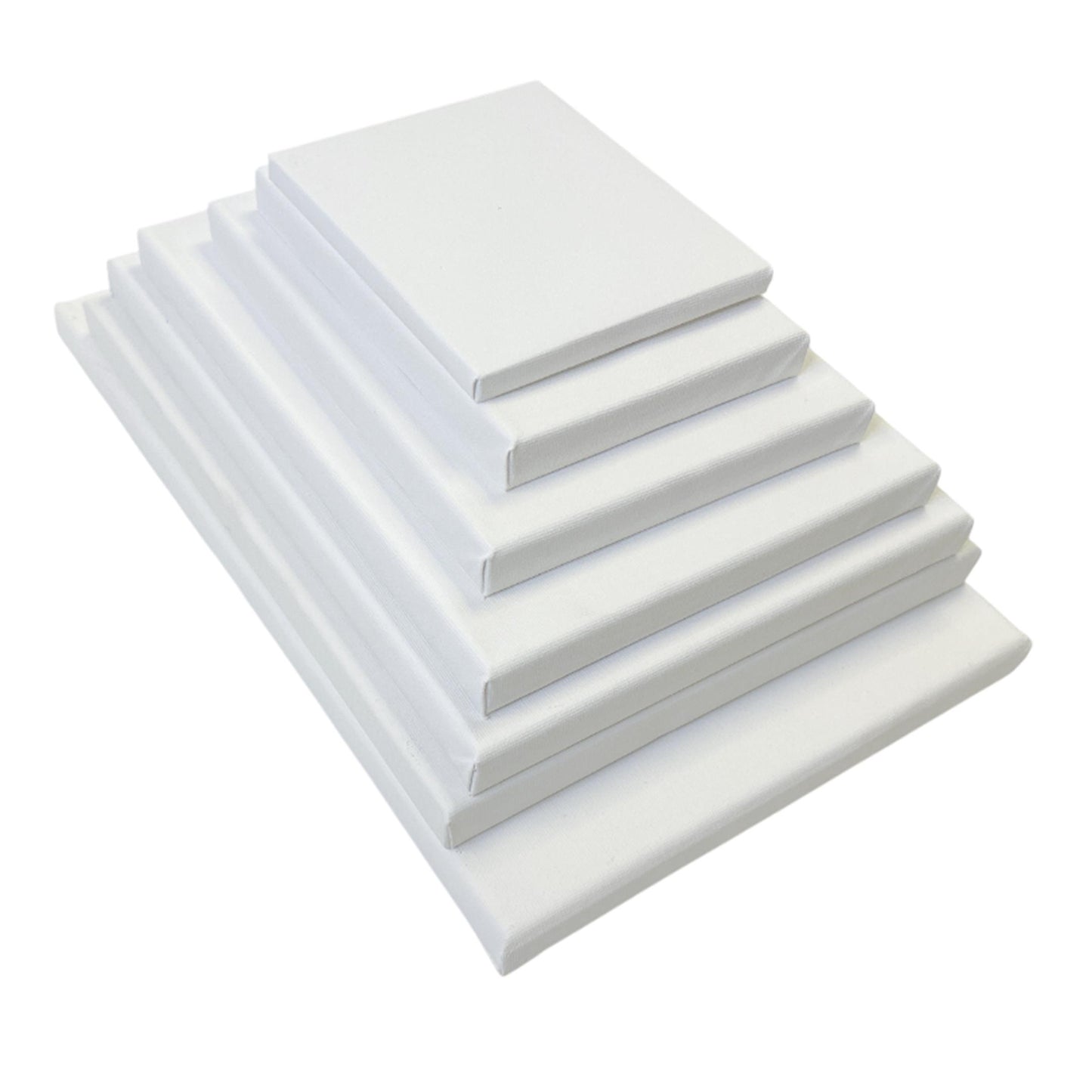 Set of 14 Assorted Sizes Blank White Stretched Board Art Frame 280gsm Canvas By Janrax