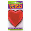Red Solid Heart Foil Balloon 18"