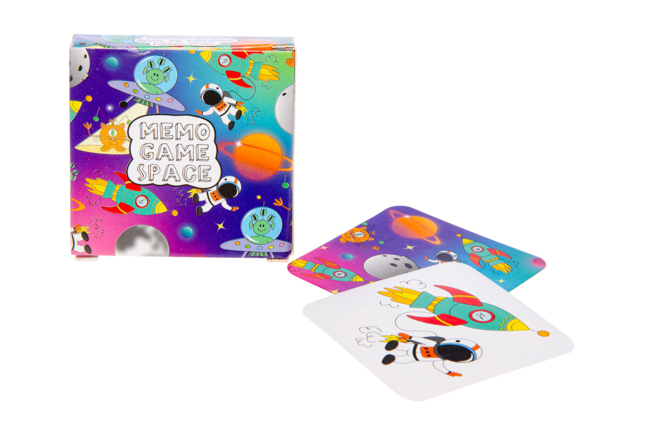 Pack of 12 Space Mini Memory Games 28 Cards