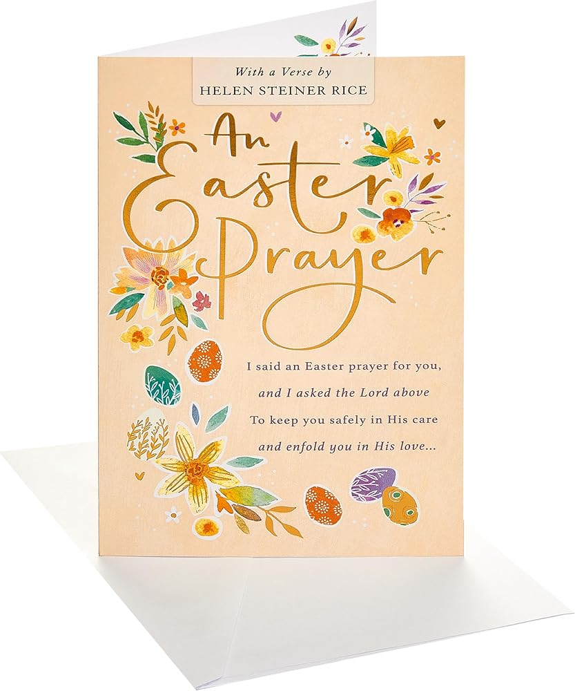 Floral Design Easter Card