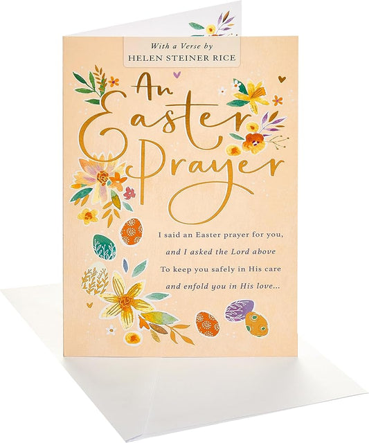 Floral Design Easter Card
