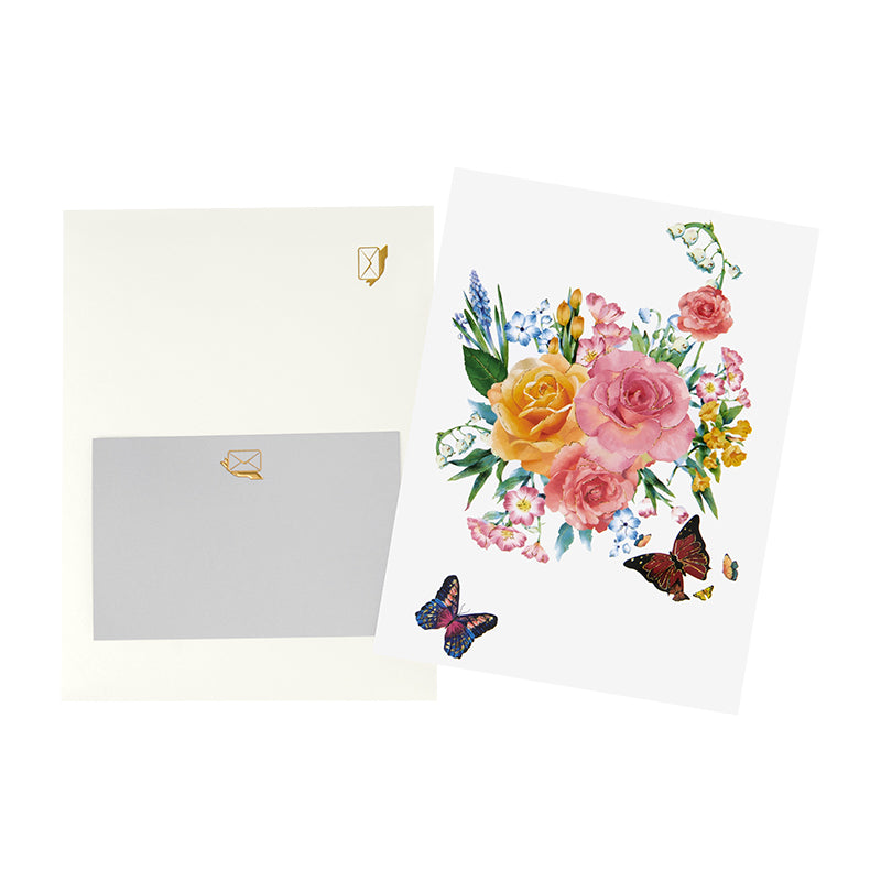 Wings of Joy Butterfly & Flower Pop Up Card
