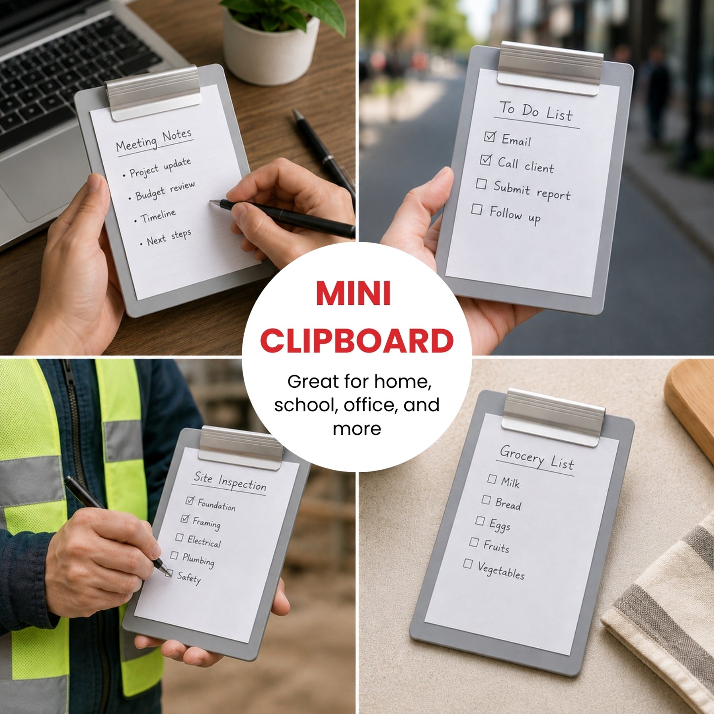 B6 Mini Blue Clipboard Ideal for Restaurants and Bars