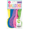 Pack of 5 Number 50 12" Latex Balloons