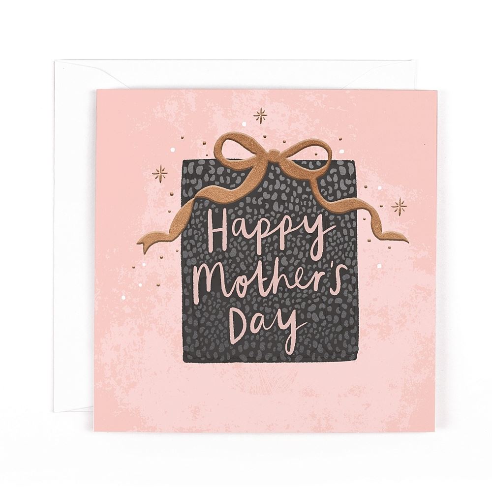 Contemporary Gift Design With Luxury Copper Foiling Mother's Day Card