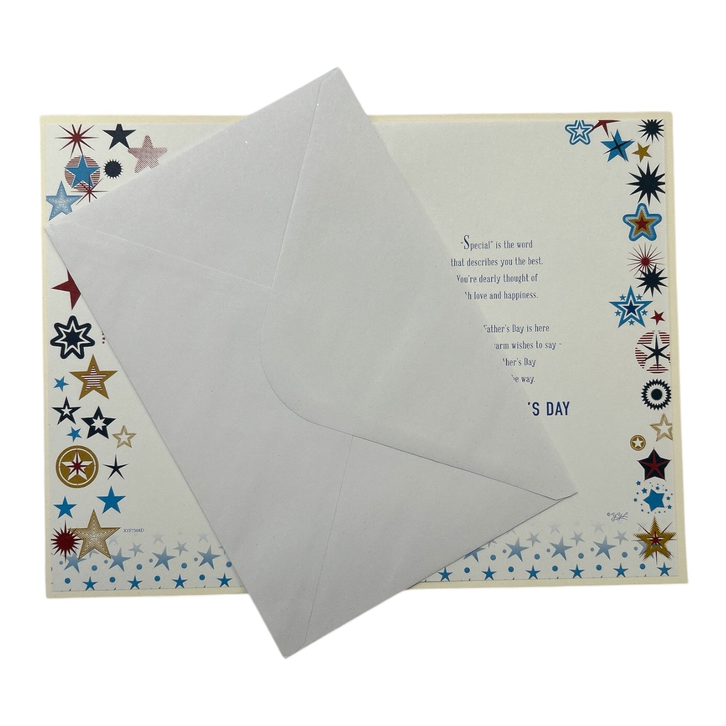 To A Special Father Star Brust Design Father's Day Card