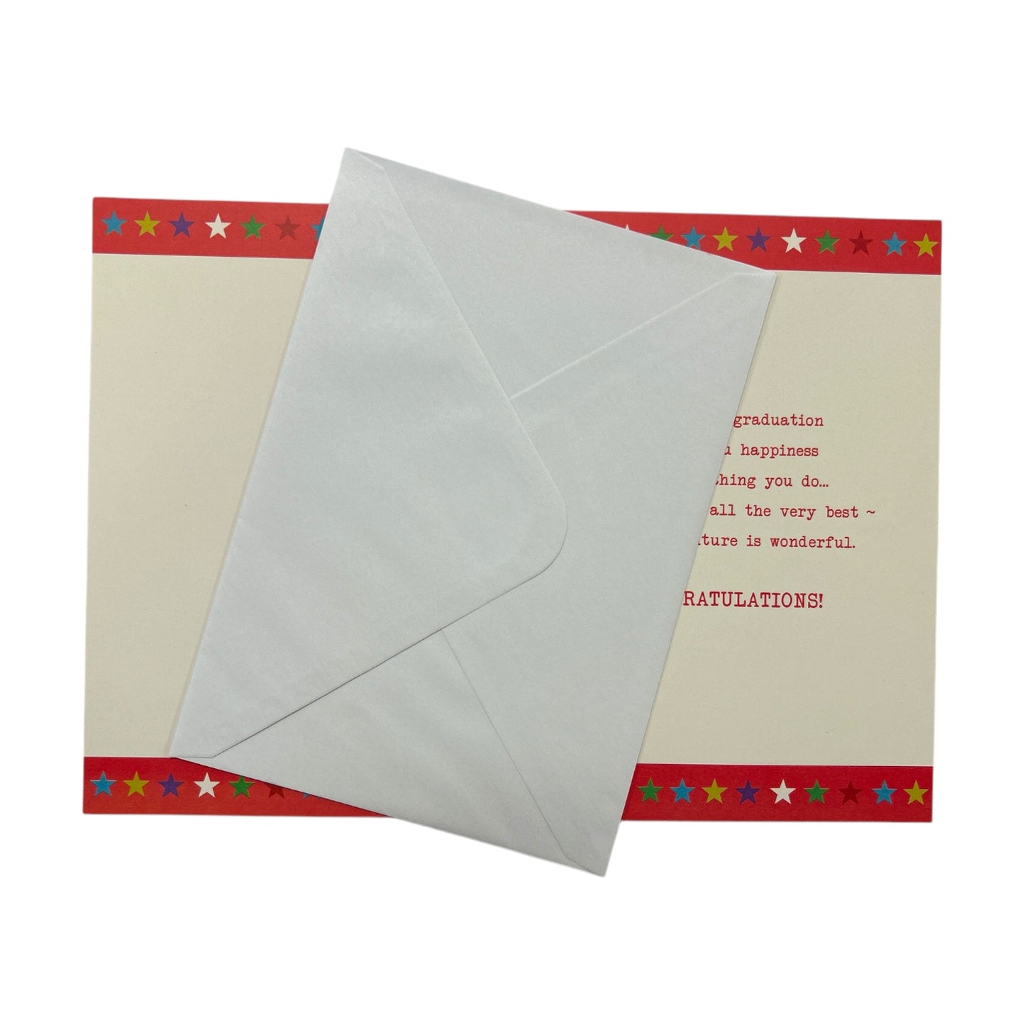 Son On Your Graduation Multi Stars Design Congratulations Card