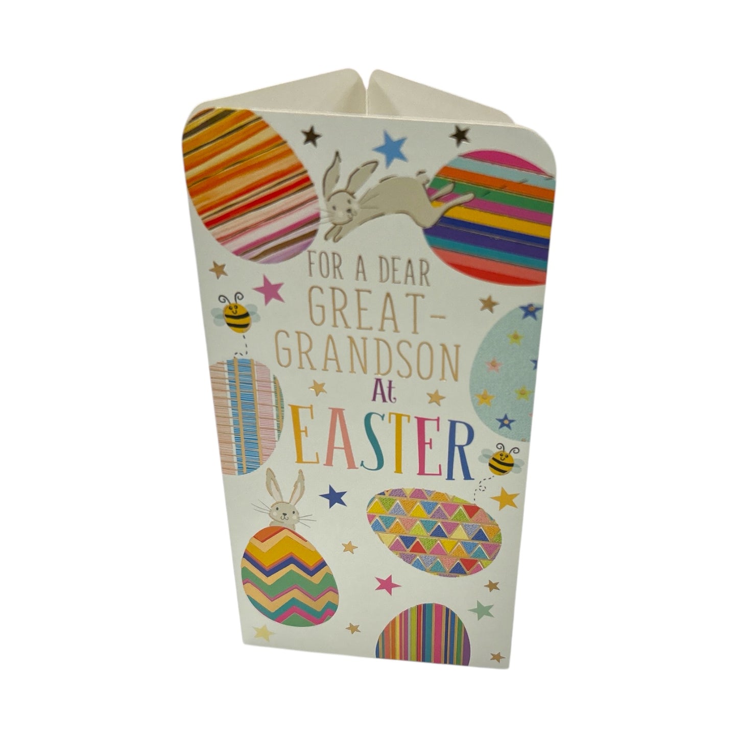 For Great-Grandson Bunnies And Eggs Design Easter Money Wallet Card