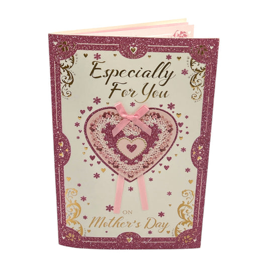 Especially For You Heart Design Keepsake Mother's Day Boxed Card