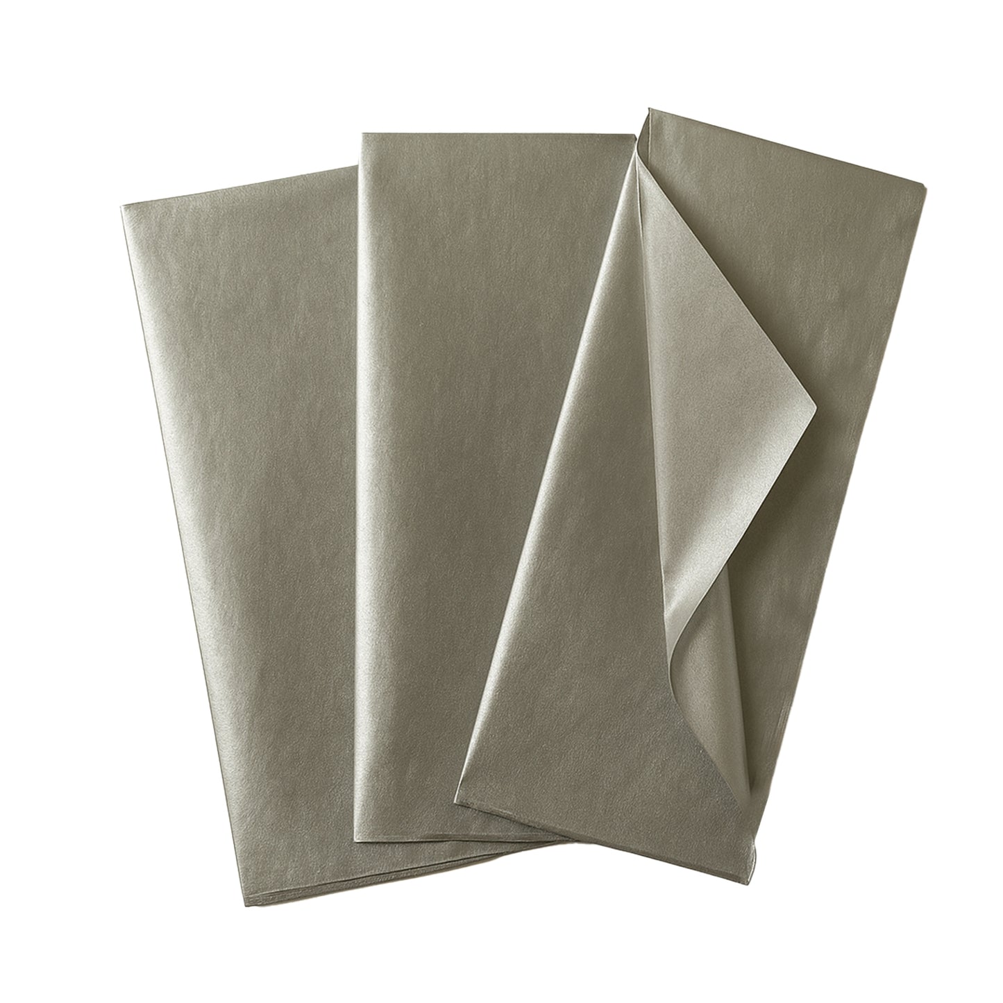 Pack of 200 Metallic Silver Acid Free 50 x 70cm Tissue Paper Sheets