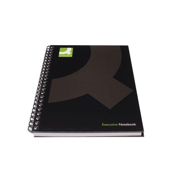Pack of 3 A5 Hardback Black Casebound Notebooks
