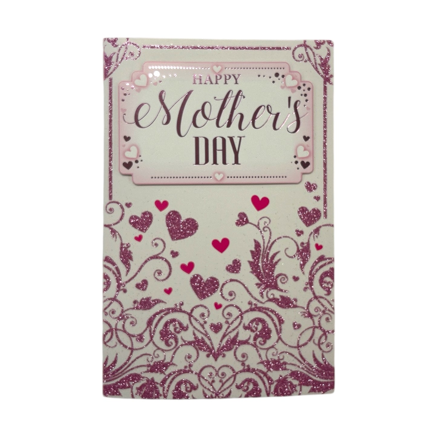 Classic Mini Pink Hearts Design Mother's Day Boxed Card