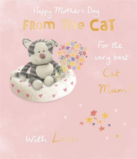 From The Cat With Flowers Mother's Day Card