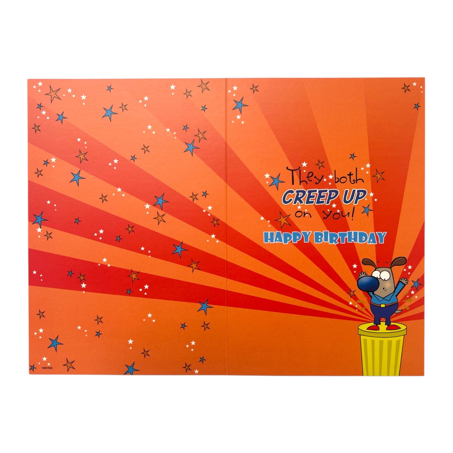 50th Male Trousers Witty Words Birthday Card