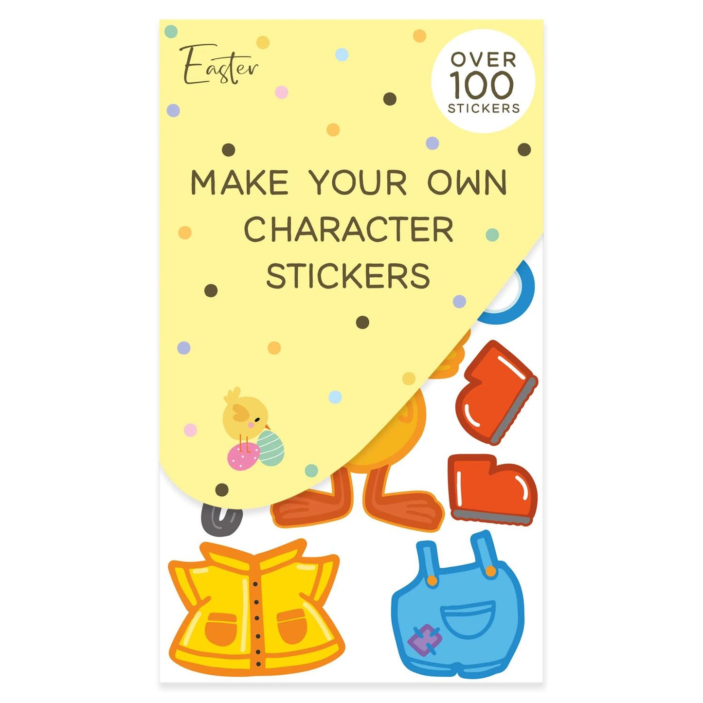 Make Your Own 100 Cute Easter Character Stickers