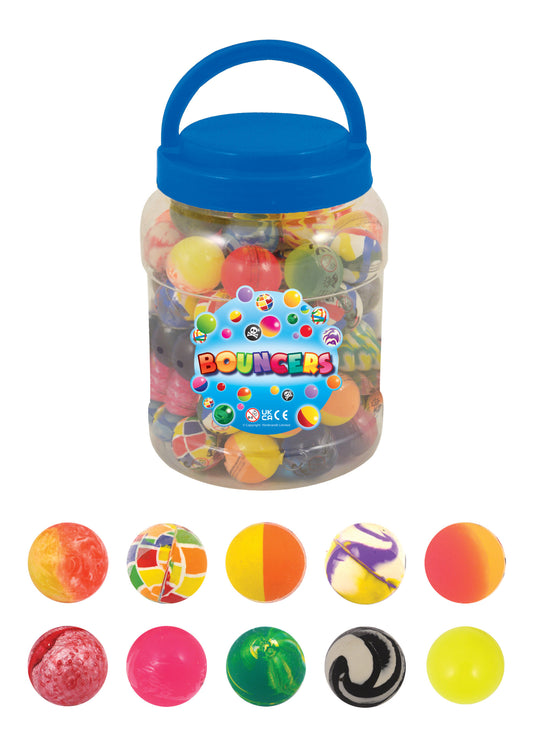 Box of 72 Assorted Bouncing Balls