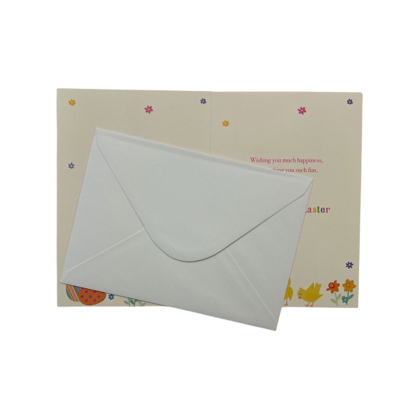 To Dear Grandchildren Vibrant Patterns Bunting Design Easter Card