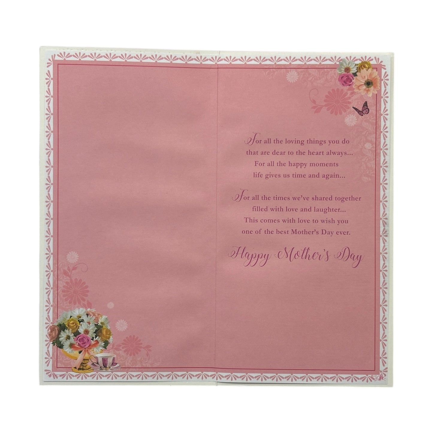 To Grandmother Flowers Pot Design Mother's Day Card