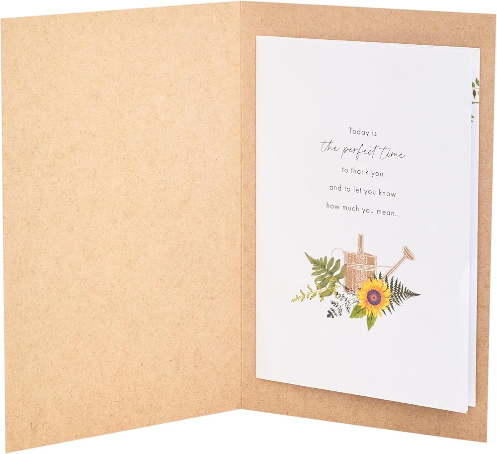 Sunflowers Desgin and Bookmark Father's Day Card