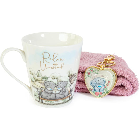 Me to You Tatty Teddy Socks, Mug & 'Shine Bright' Keyring in Luxury Gift Box Signature Collection