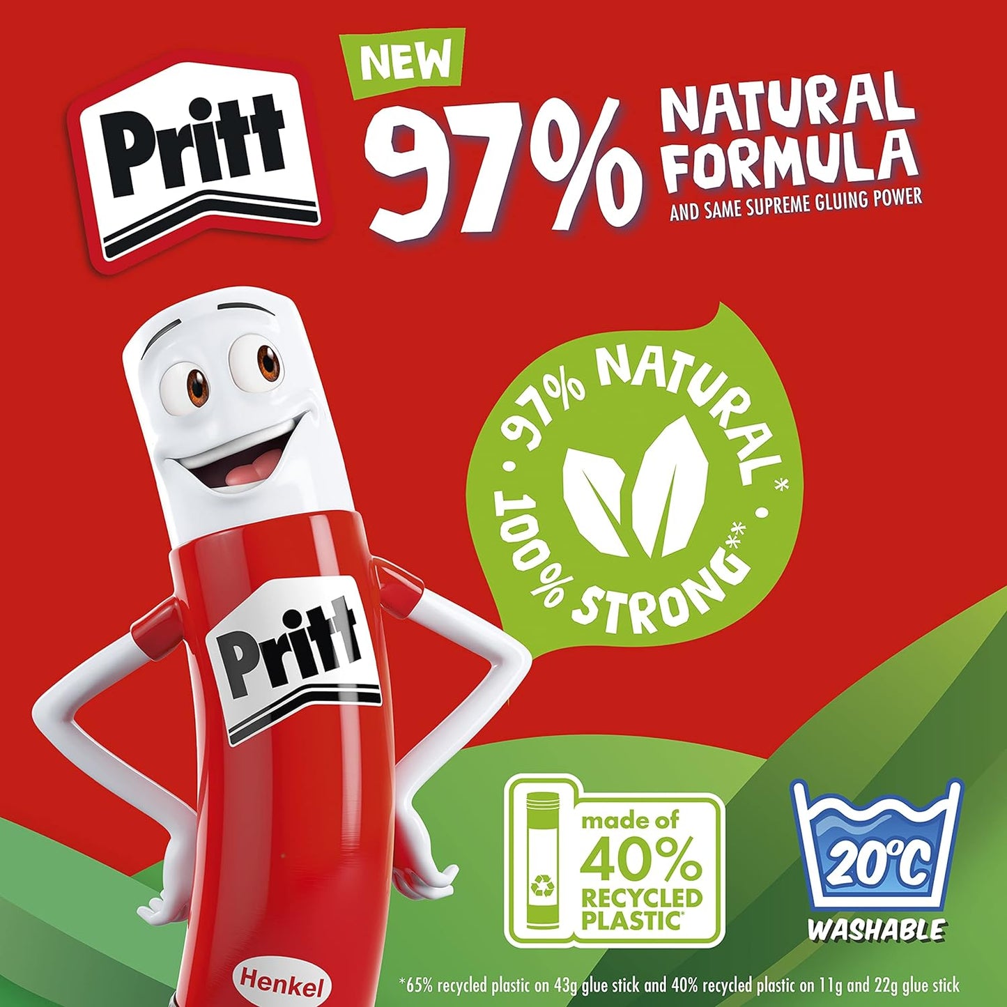 Pack of 24 Pritt Stick Glue Sticks 43g