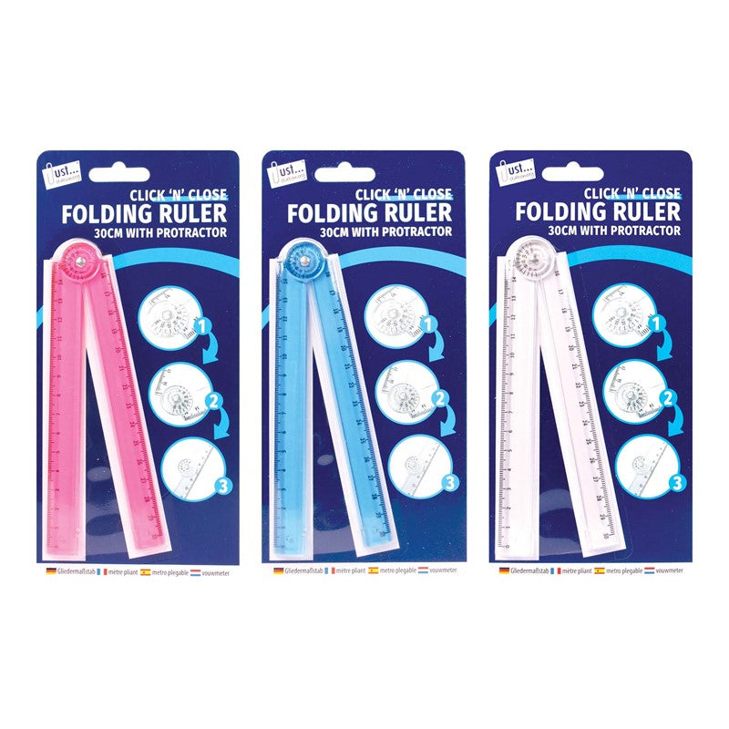 Single 30cm Foldable Ruler