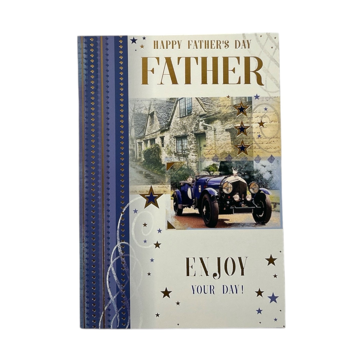 Vintage Style Photographic Car Design Father's Day Card