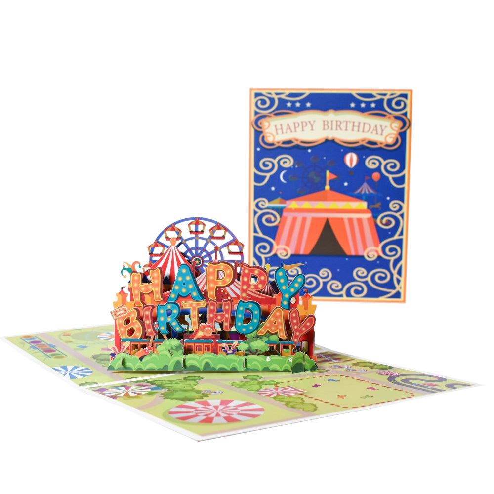 Carnival Theme 3D Pop Up Birthday Card