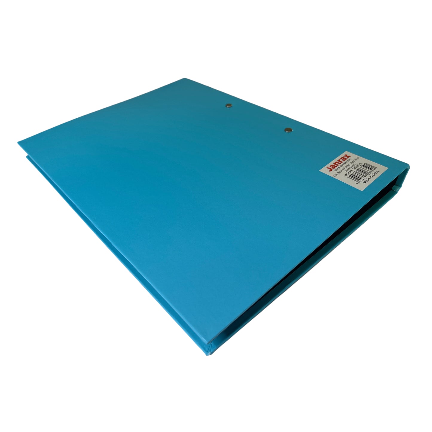 Pack of 10 Light Blue A4 Clipboard Document Clamp File Folders