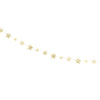 Modern Christmas Gold Foil Star & Starburst Garland 9ft
